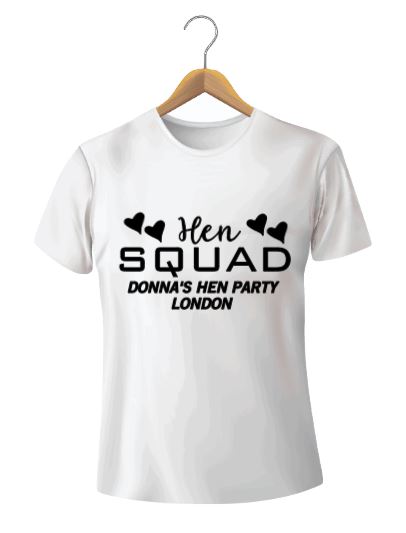 Girls/Women Hen Night Tshirts - Hen Crew